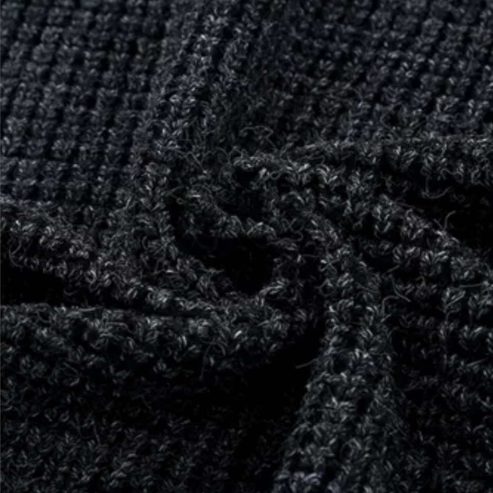 1 XL left 😊New Black Plaid Knitted Long Open Front Cardigan💔clearance price - Picture 10 of 16